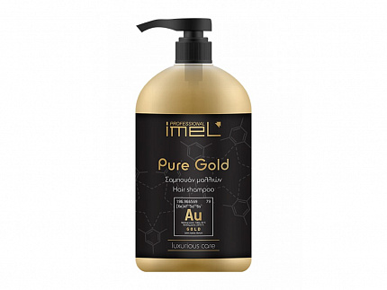 Живильний шампунь для всіх типів волосся Imel Pure Gold Shampoo